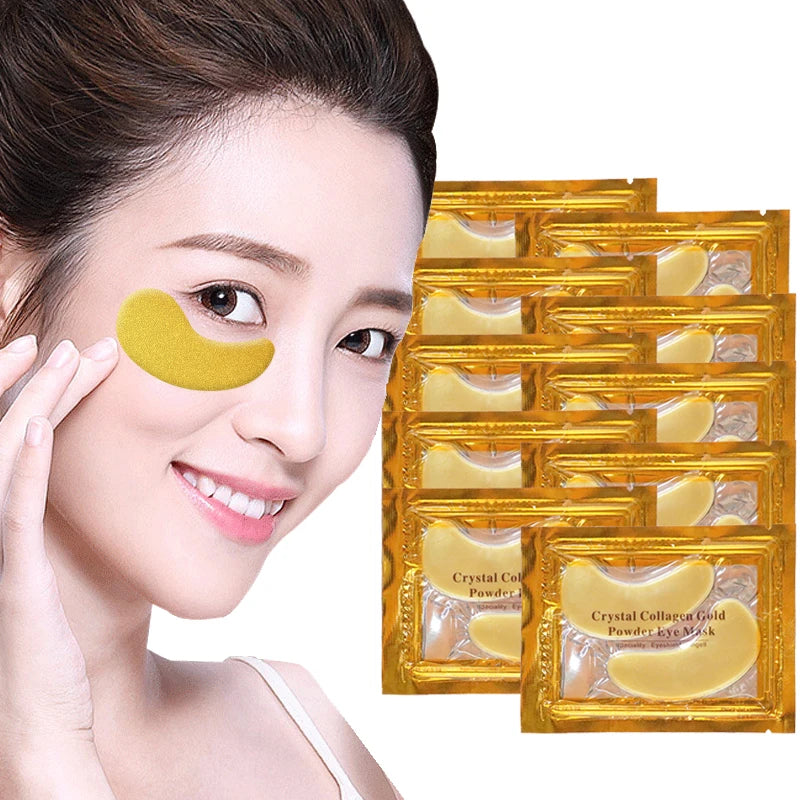 BIOAOUA Gold Collagen Eye Patches – Dark Circles & Puffiness