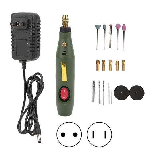 Mini Electric Drill Grinder Engraver Rotary Carver Tool Agate Wood Peaceful Pleasures Health and Wellness