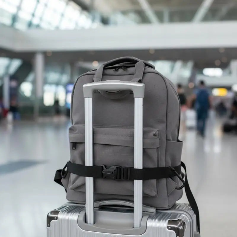 Adjustable Luggage Strap Buckle & Suitcase Hanger Clip
