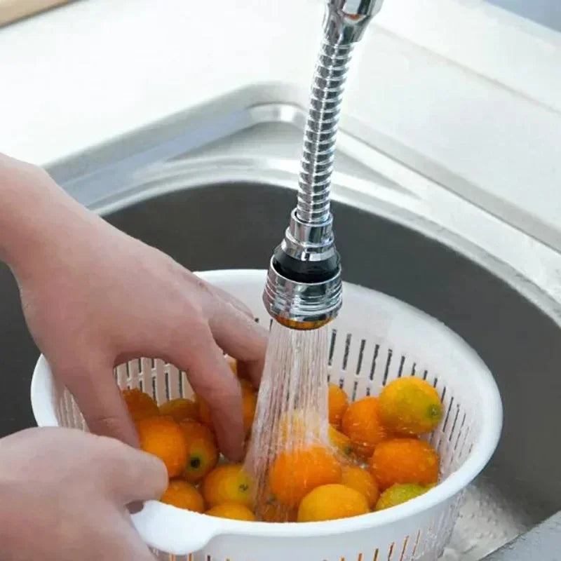 360° Rotating Kitchen Faucet Aerator | Dual Spray Water Saver
