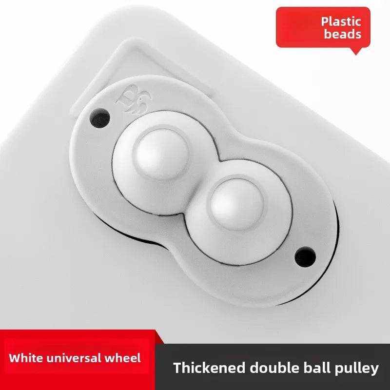 Self-Adhesive 360° Swivel Caster Wheels – Stainless Steel