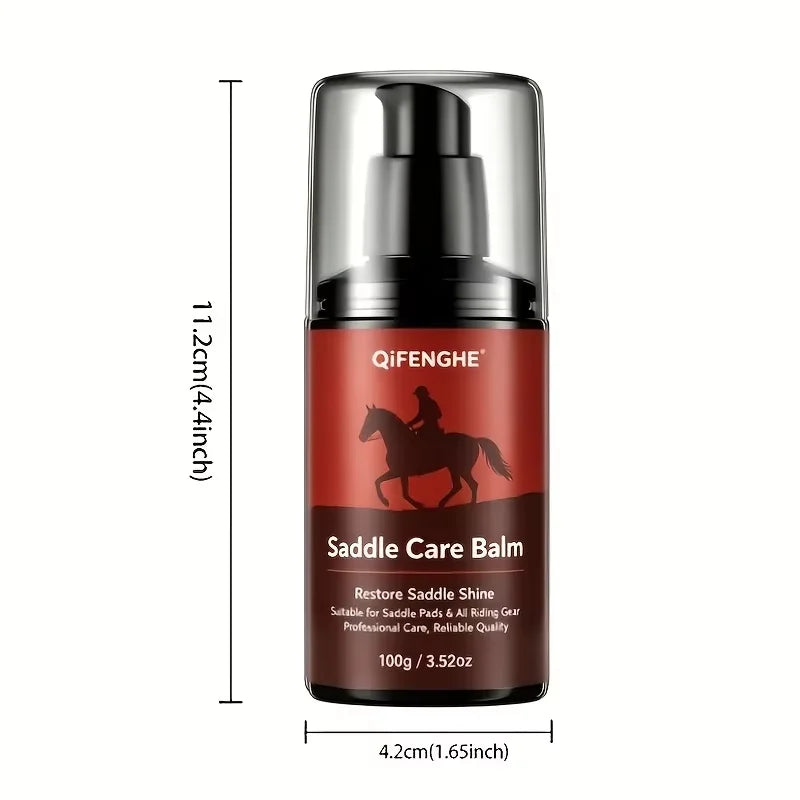 Leather Saddle Care Balm – Softens & Polishes Riding Tack