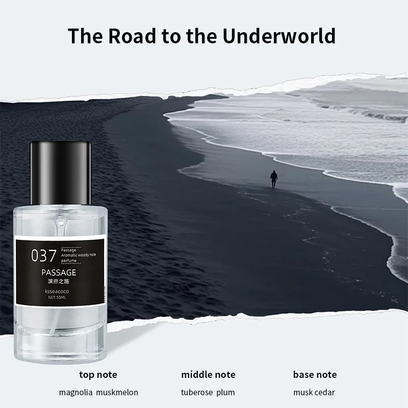 Brand Perfume Lasting Fragrance New Fresh Light Fragrance Tk Hot Selling Elegant Woody Fragrance 50ml Men's And Women's Perfume Peaceful Pleasures Health and Wellness Path to Underworld