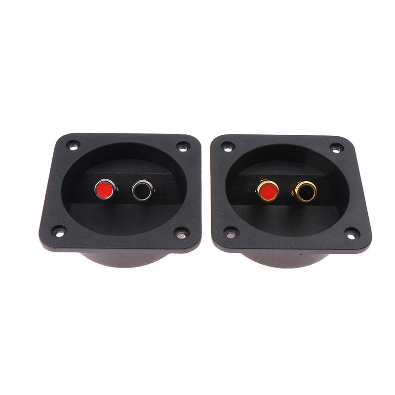 Gold-Plated Speaker Terminal Cup | 2 Banana Jack DIY Audio Socket