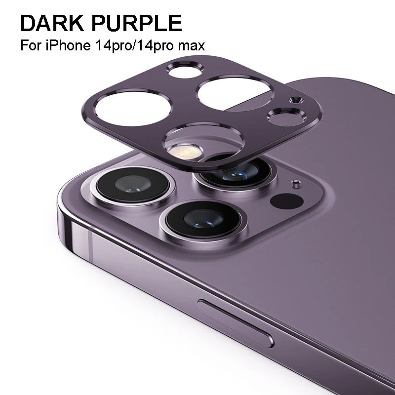 Aluminum Alloy Metal Lens Ring Accessories iPhone15 Pro Max Camera Protector iphone Accessories iphone 15 Pro Max Case Peaceful Pleasures Health and Wellness Purple iPhone14pro