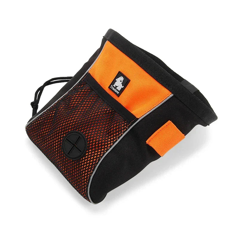 Truelove Snack Treat Bag Waterproof Lining High Capacity Draw-out Garbage Nylon Durable Outdoor Pet Product TLT2051 Peaceful Pleasures Health and Wellness Orange S China Mainland