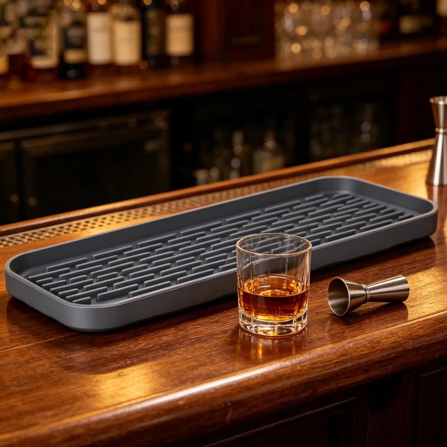 Silicone Drip Tray Mat – Non-Slip, Heat Resistant, Easy Clean