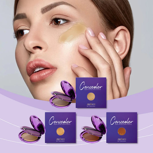 Soft Matte Cream Concealer Full Coverage Waterproof | Zephoco Cream Concealer Peaceful Pleasures Health and Wellness