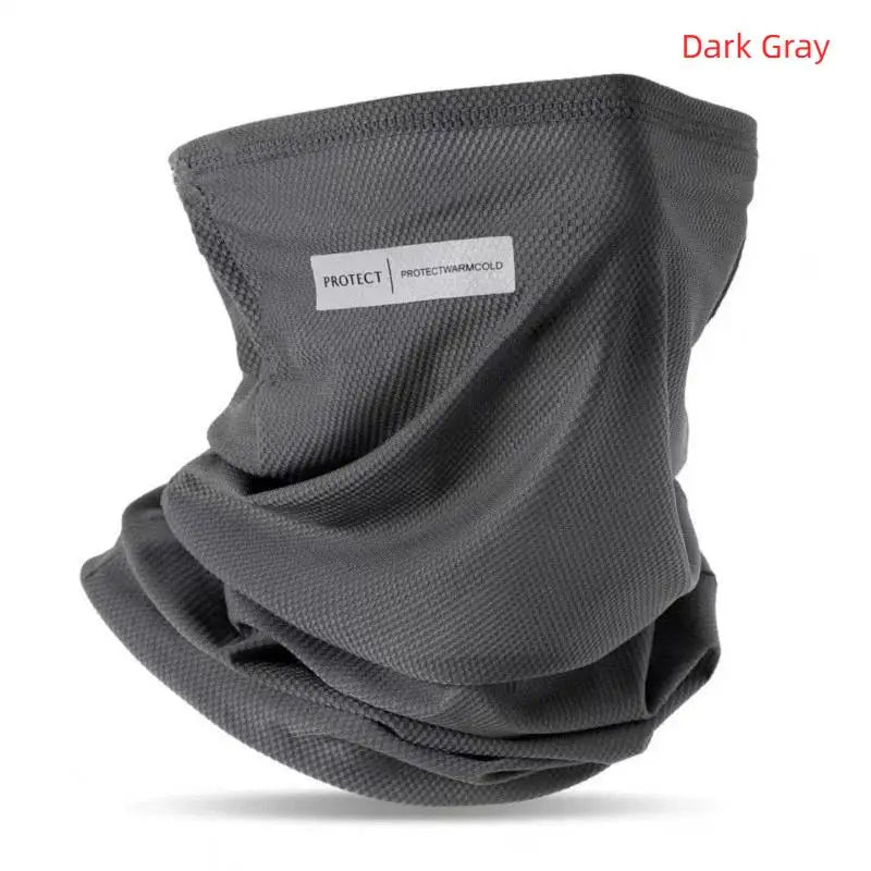 Ice Silk Sunscreen Face Mask – Outdoor UV Protection Peaceful Pleasures Health and Wellness Dark gray