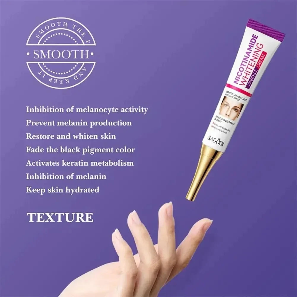 SADOER Nicotinamide Freckle Cream – Brightening & Spot Fade Peaceful Pleasures Health and Wellness