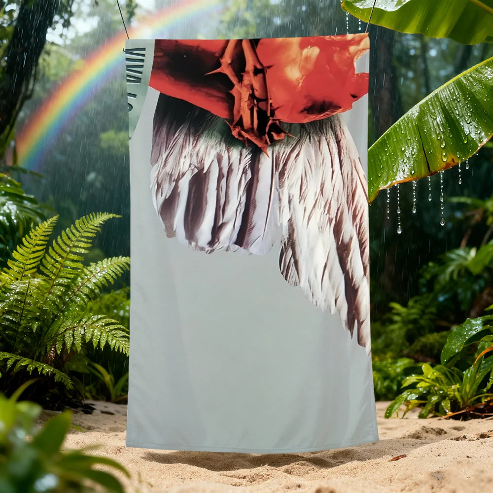 Böhse Onkelz Rock Band Quick-Dry Beach Towel | Gym & Travel Quick-Dry Beach Towel Peaceful Pleasures Health and Wellness