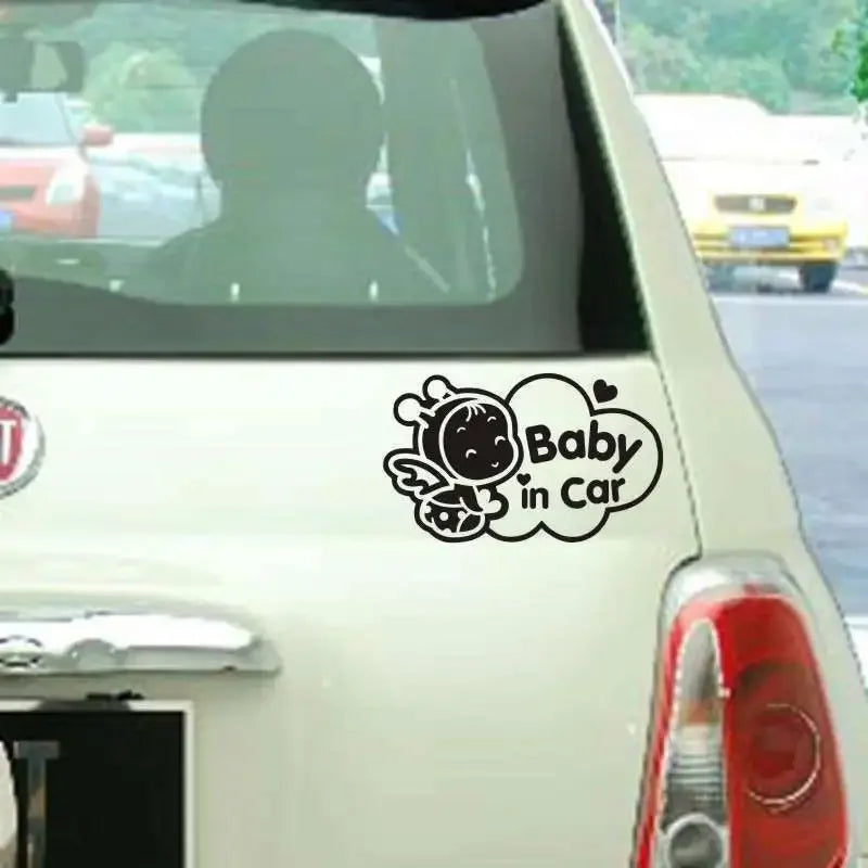 13cm*22cm Baby In Car Baby On Board Decal Motorcycle Funny Truck Hollow Sticker Window Peaceful Pleasures Health and Wellness