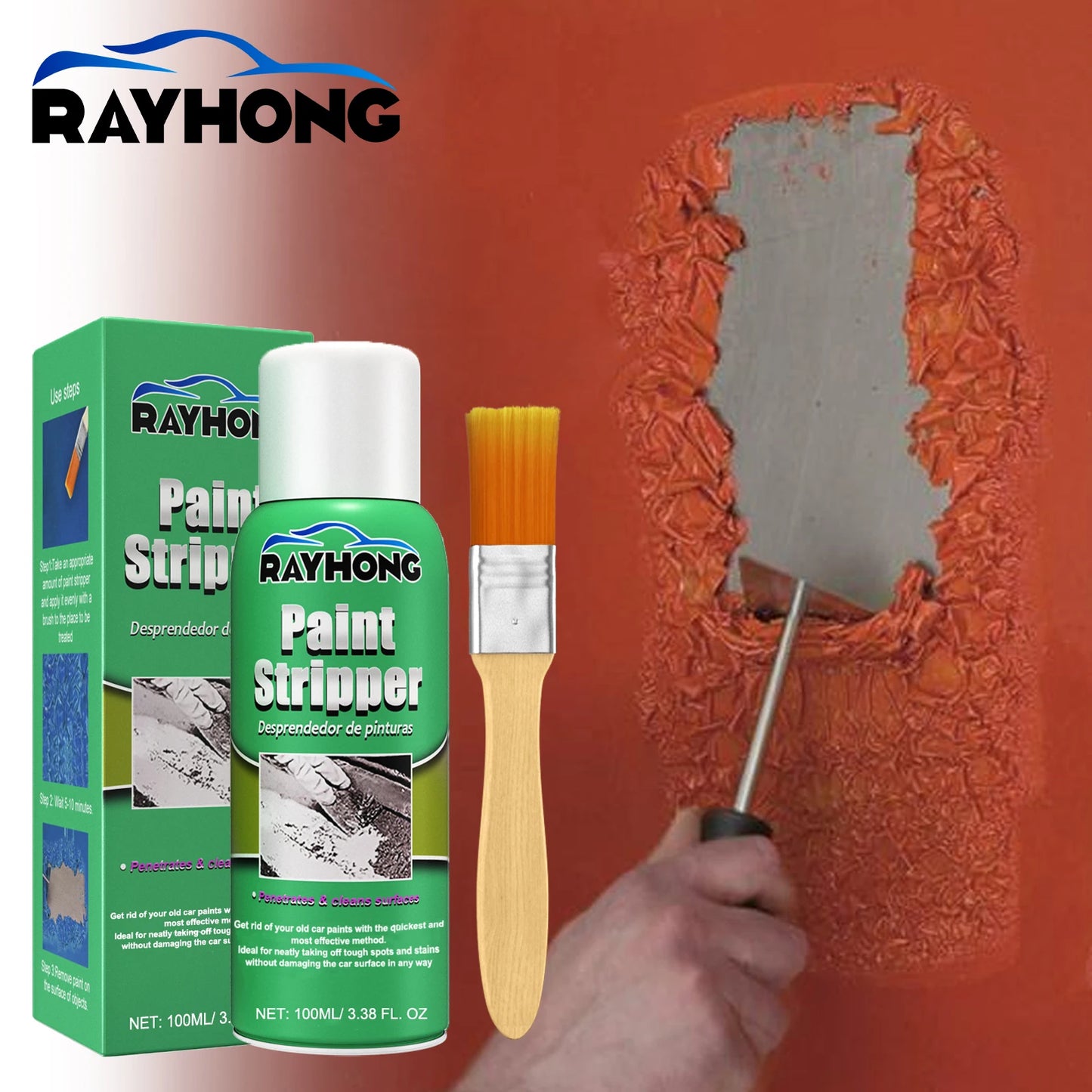 RayHong Paint Remover Kit – Car Wheel Hub & Metal Surface