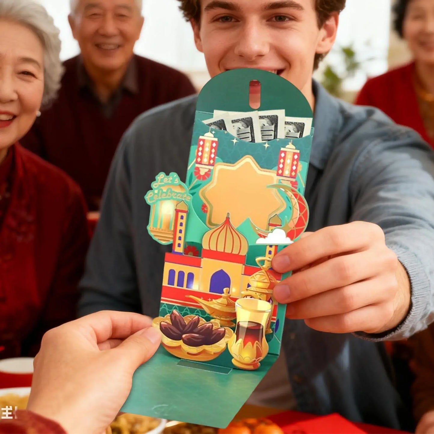 Red Envelope For Cash Southeast Asian Aesthetic Cash Storage New Year Money Red Envelopes For Spring Festival Christmas Birthday Peaceful Pleasures Health and Wellness
