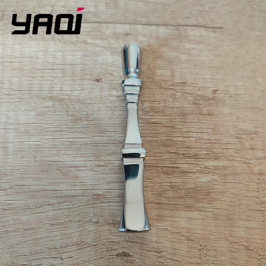 2026 Flash Sale Yaqi Razor Handle YAQI Chippendale Polished Stainless Steel Men Safety Razor Handle Peaceful Pleasures Health and Wellness