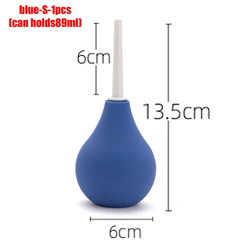 Anal Douche Bulb – 4 Sizes, Anti-Backflow Personal Hygiene Cleansing