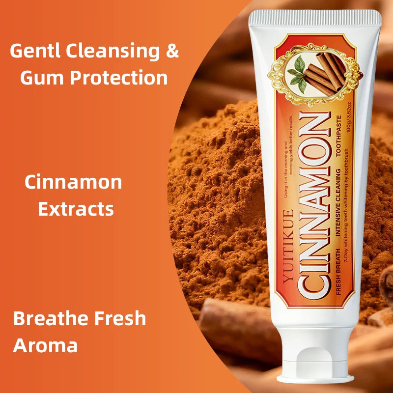 Cinnamon Toothpaste – Gum Protection & Fresh Breath | 100g Natural Toothpaste Peaceful Pleasures Health and Wellness