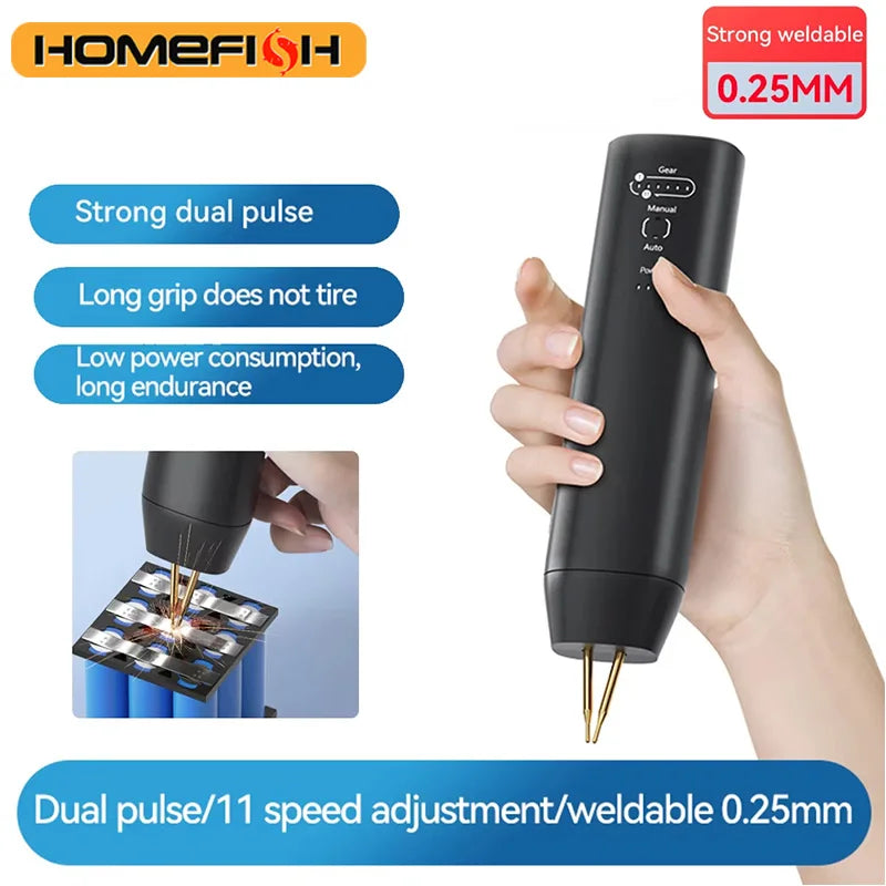 Portable Handheld Spot Welder 11-Gear DIY Battery Welding Machine