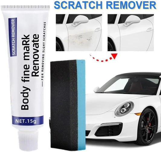 Car Polishing Wax Kit Sponge Body Compound Cream Wax Car Body Compound Scratch Remover Vehicle Paint Scratch Repair Peaceful Pleasures Health and Wellness