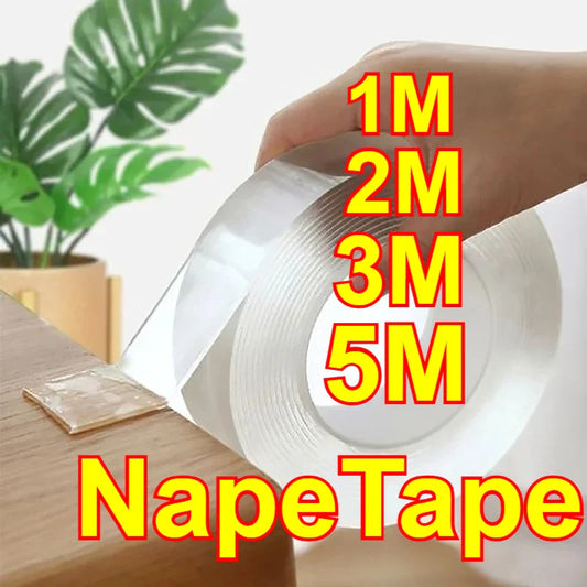 Nano Tape Double Sided Transparent Waterproof Reusable Tape Adhesive Nano Tape Oasis Select