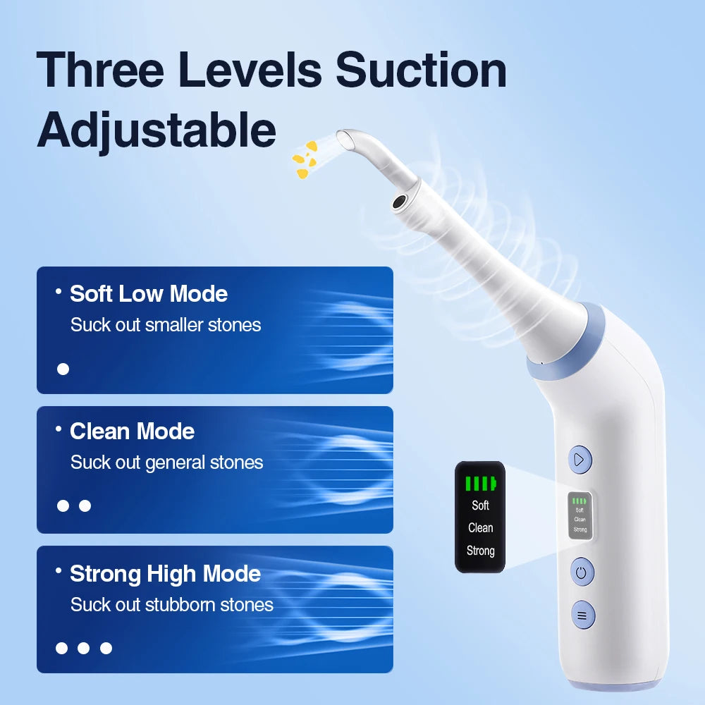 Electric Tonsil Stone Remover 3 Suction Eliminate Bad Breath Home Oral Hygiene Tonsil Stone Extractor Swallow Difficulty Relief Peaceful Pleasures Health and Wellness