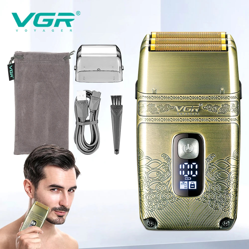 VGR V-335 Professional Waterproof Electric Shaver & Beard Trimmer