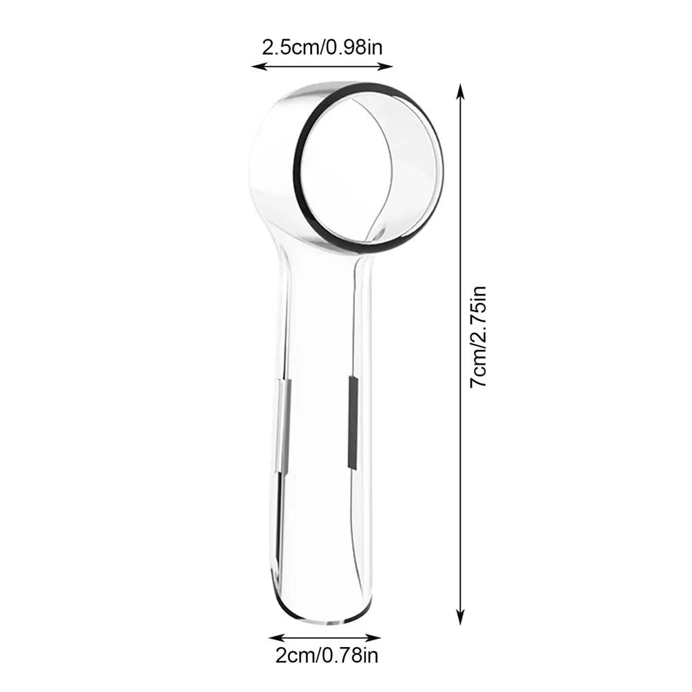Toothbrush Dustproof Covers Caps Replacement Heads Electric Toothbrush Head Protector Hygienic Tooth Brush Caps Peaceful Pleasures Health and Wellness Transparent color