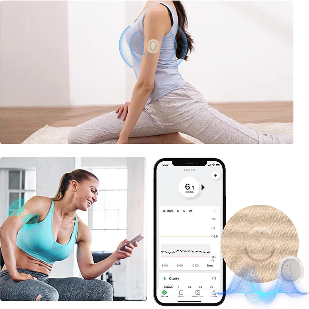 Waterproof CGM Sensor Covers for Libre 1/2/3 & Dexcom (10pk) CGM Sensor Patch Peaceful Pleasures Health and Wellness