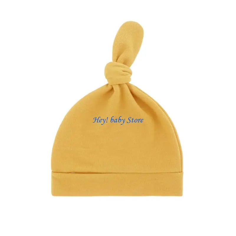 Soft Cotton Knotted Baby Hat – Newborns & Infants 0–24M