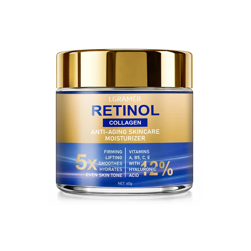 Retinol Face Cream – Collagen & Hyaluronic Acid Moisturizer