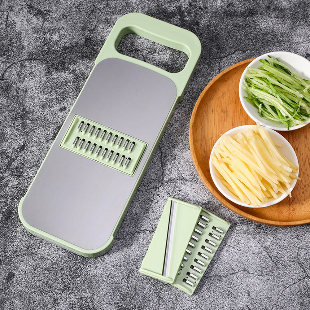 5-in-1 Stainless Steel Vegetable Cutter & Slicer Set Vegetable Slicer Set Peaceful Pleasures Health and Wellness