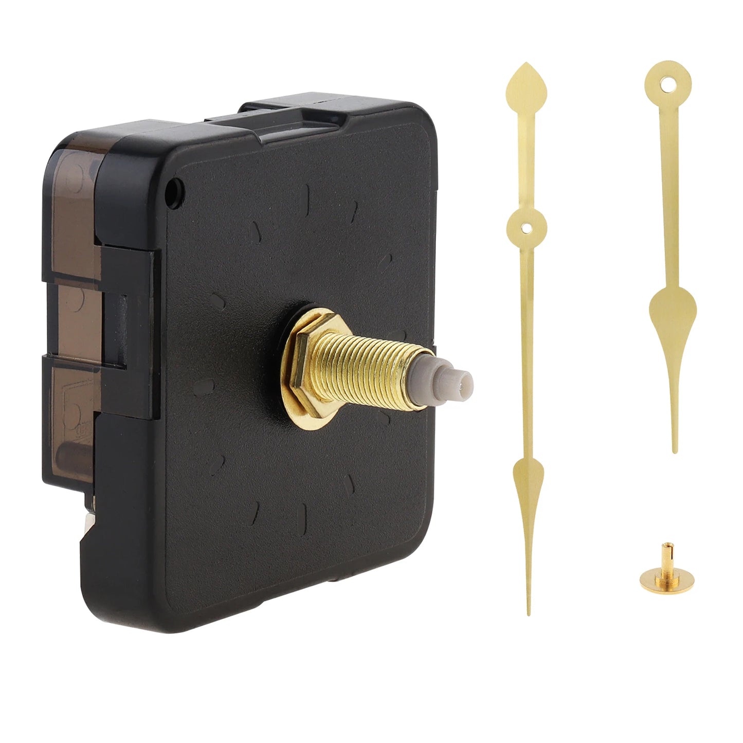 Wall Clock Mechanism Silent Quartz Movement Machine Wall Hands Silent Sweeping Second Movement with Pointer DIY, Repair Tools Peaceful Pleasures Health and Wellness