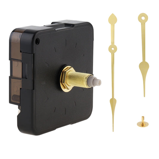 Wall Clock Mechanism Silent Quartz Movement Machine Wall Hands Silent Sweeping Second Movement with Pointer DIY, Repair Tools Peaceful Pleasures Health and Wellness
