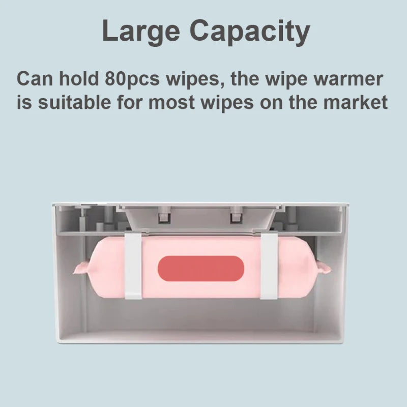 Baby Wipe Warmer | Digital Display & Adjustable Temp, USB