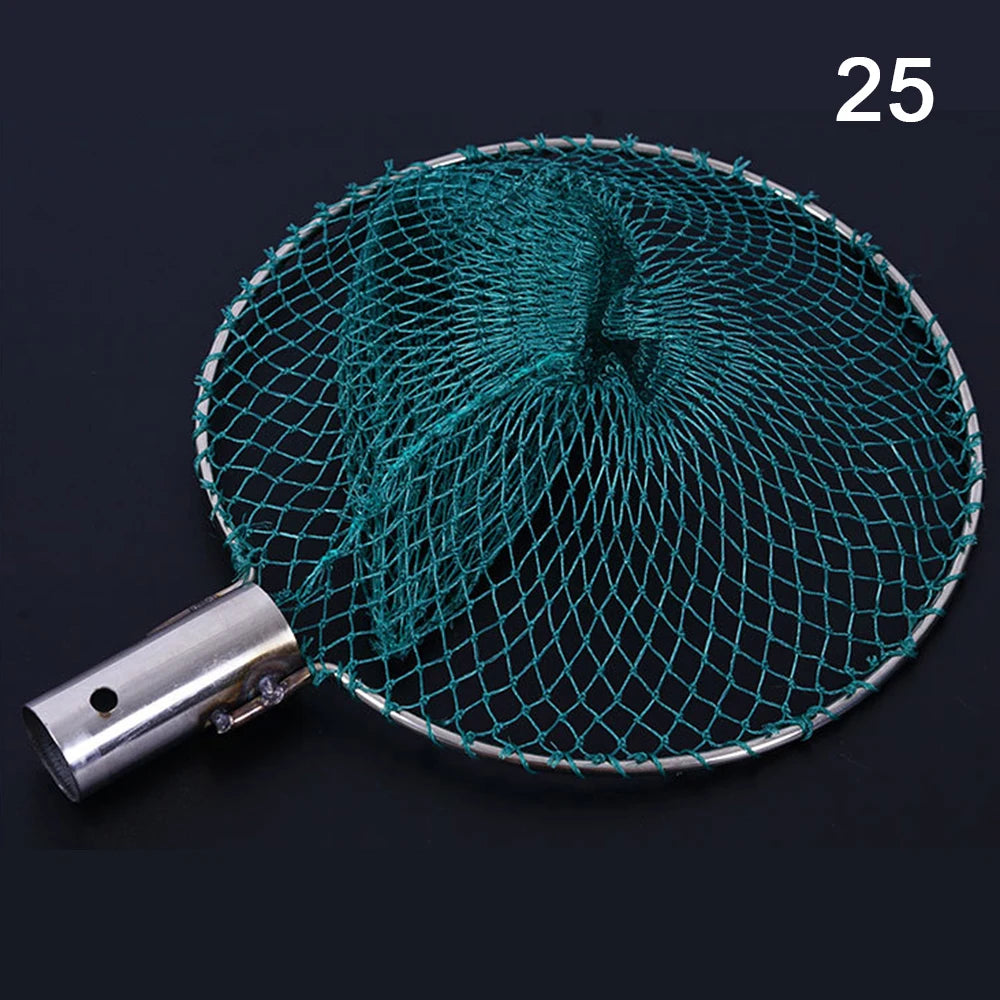 Dense Fishing Mesh Net Head Fishing Tackle Copying Net Head Long Fish Landing Net Peaceful Pleasures Health and Wellness