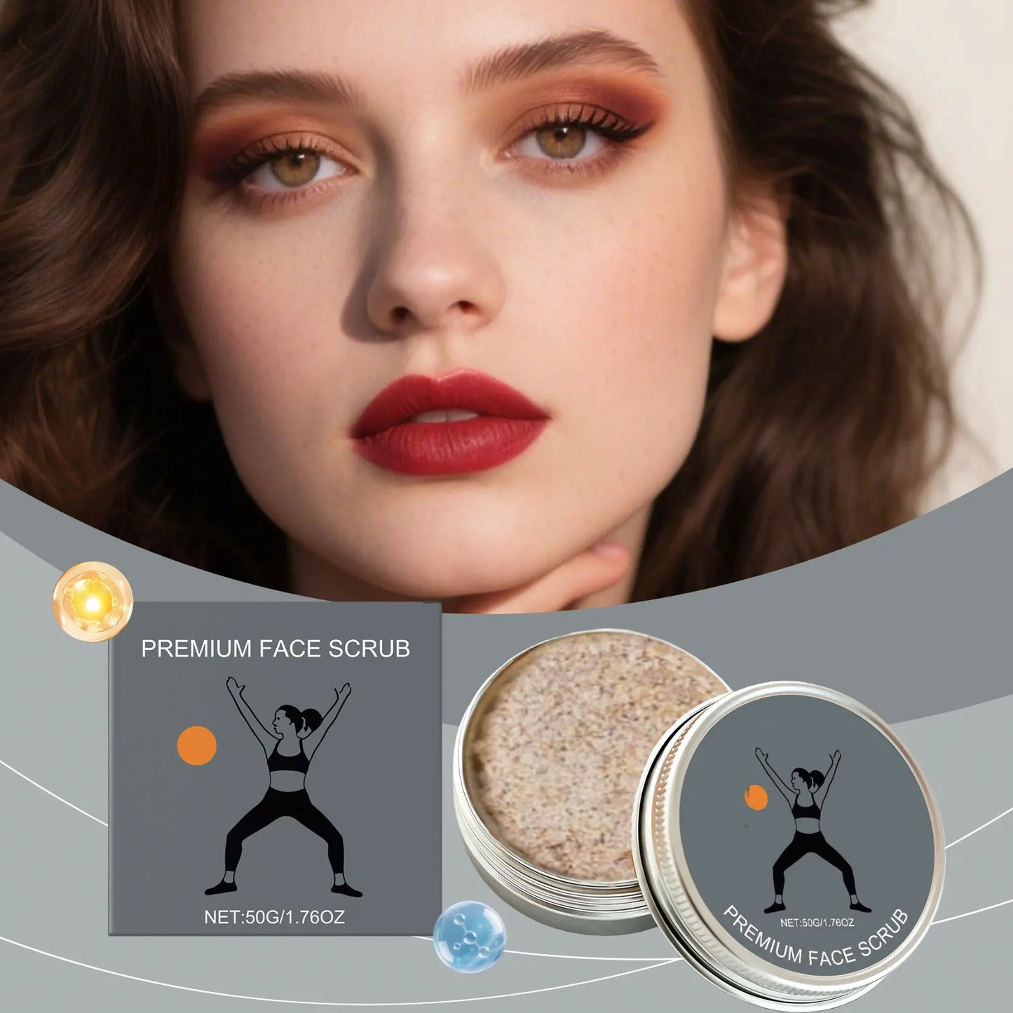 Facial Moisturizing Scrub – Pore Cleansing & Brightening
