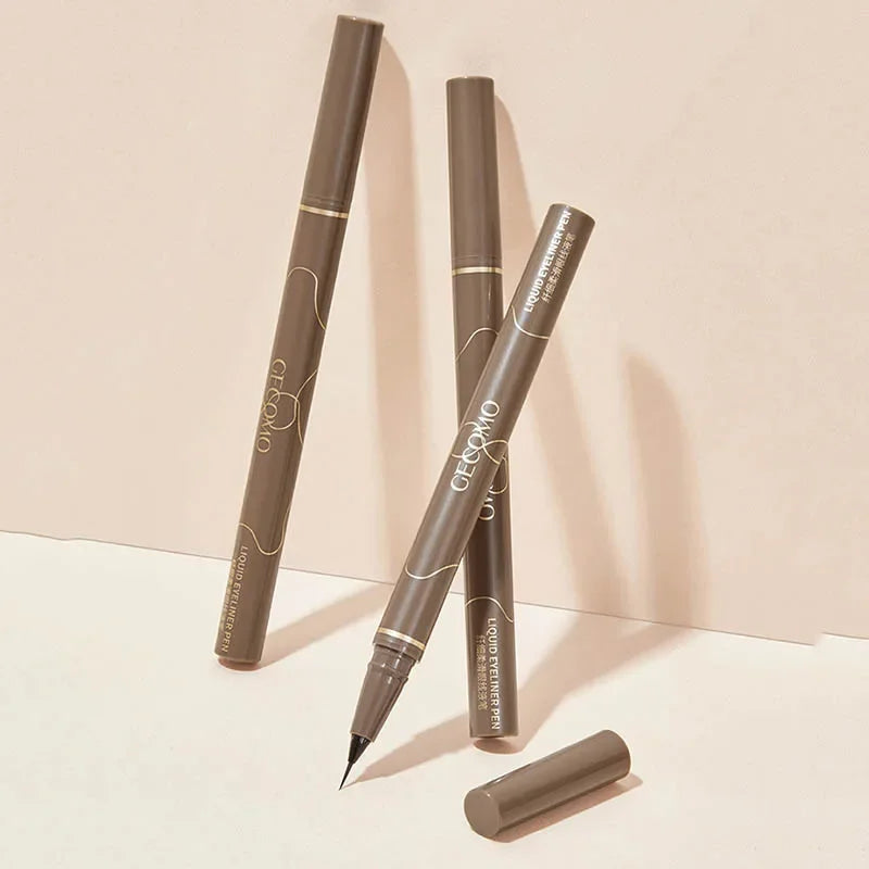 Ultra-Thin Waterproof Liquid Eyeliner Pen – Black & Brown