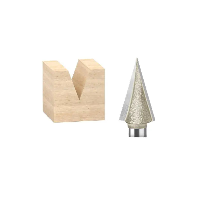 30° V Groove Router Bit 1/4" Shank | Tungsten Steel Wood Carving