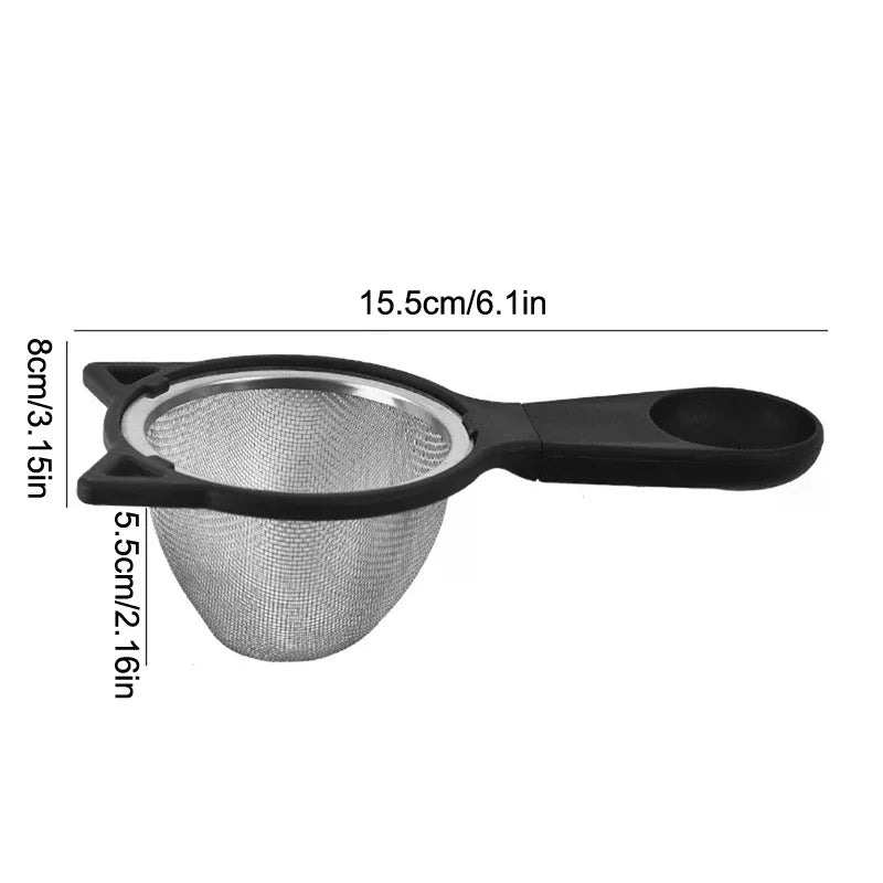 Stainless Steel Fine Mesh Strainer | Coffee, Flour & Cooking Fine Mesh Strainer Peaceful Pleasures Health and Wellness