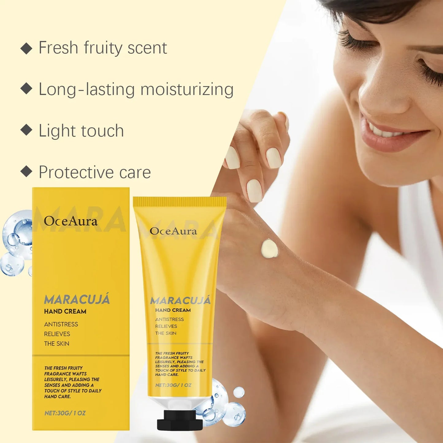 OceAura Moisturizing Hand Cream – Anti-Crack & Fast-Absorbing