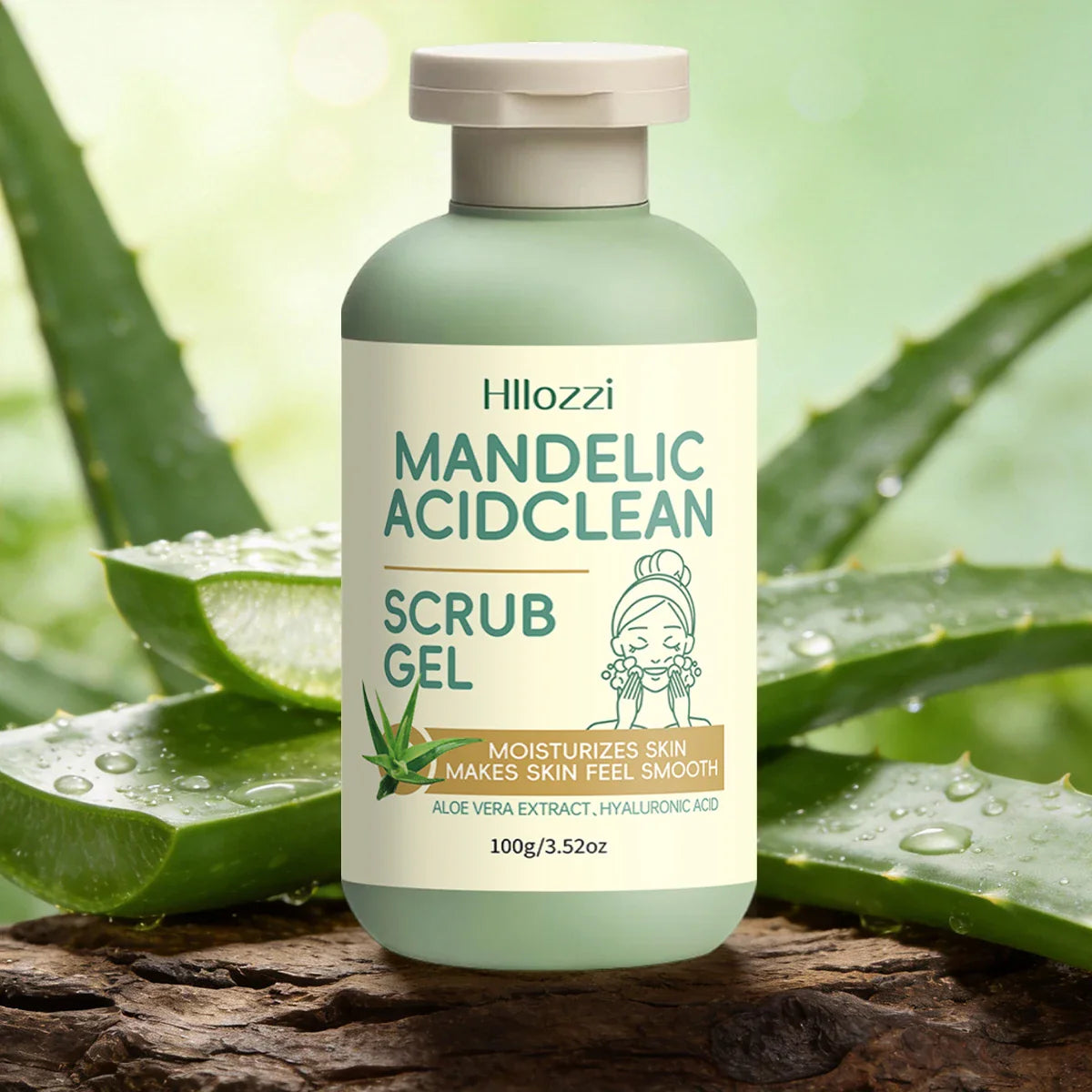 Hllozzi Mandelic Acid Exfoliating Cleansing Gel 100g