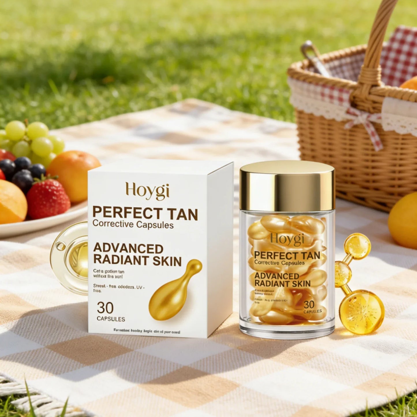 Hoygi Perfect Tan Capsules – Natural Skin Tone Corrector