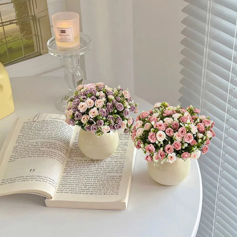 Artificial Silk Rose Bouquet | Wedding, Home & Garden Décor