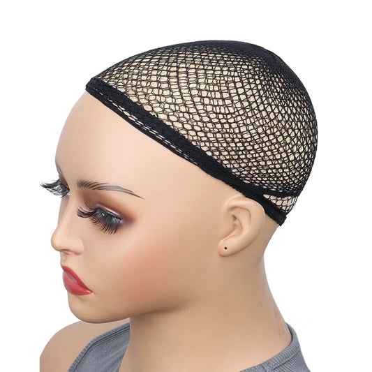 Black Closed-End Wig Base Cap - Multi-Purpose, Festival Costume Woven Liner Universal Wig Base Caps Peaceful Pleasures Health and Wellness 1PCS ColorW2