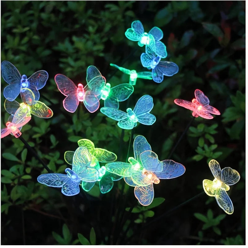 Solar Butterfly Garden Lights – Waterproof Christmas Outdoor Decor