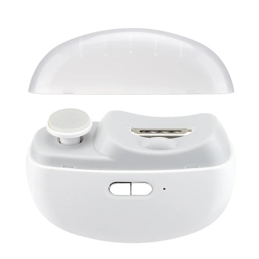 Electric Auto Nail Clipper Trimmer – Baby, Finger & Toe Electric Nail Trimmer Oasis Select WHITE