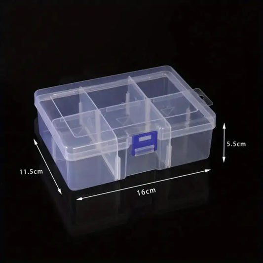 Transparent plastic storage box-dustproof and waterproof storage box for storing screwdrivers tools/jewelry with clear vision Peaceful Pleasures Health and Wellness