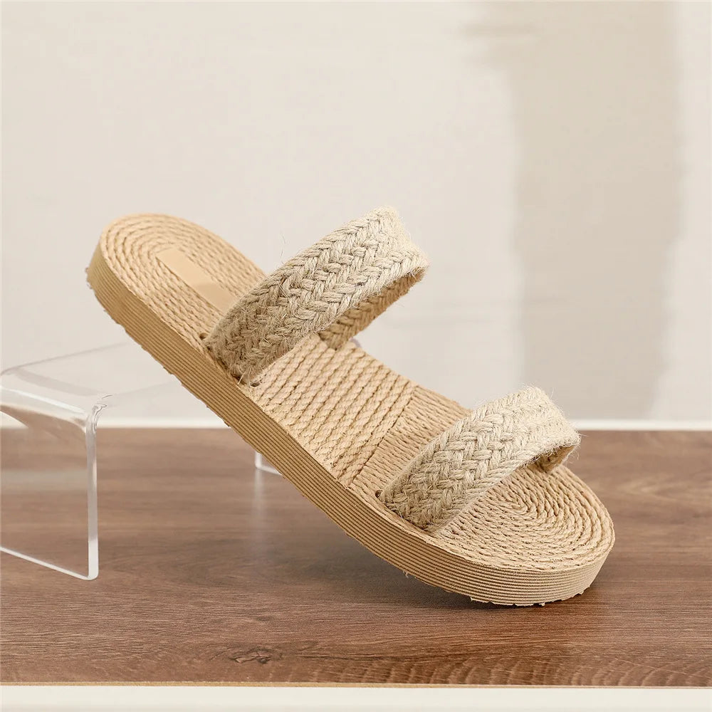 Women's Summer EVA Flip-Flop Slides – Lightweight Beach Slippers