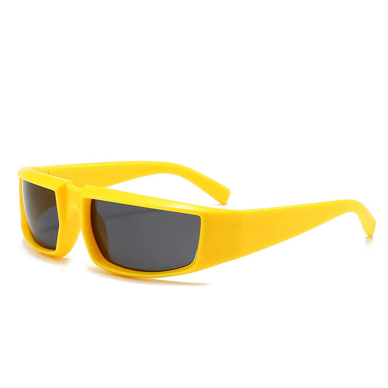 Y2K Cyberpunk Shield Sunglasses | Unisex Retro Futuristic Eyewear