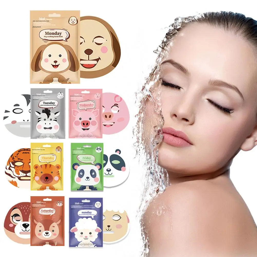 Animal Print Sheet Mask – Collagen & Hyaluronic Acid Hydration